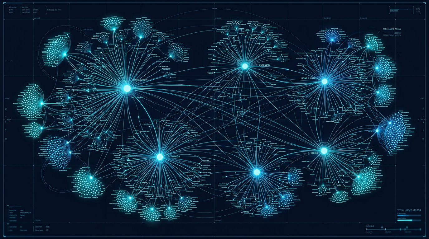 Site architecture and internal linking diagram